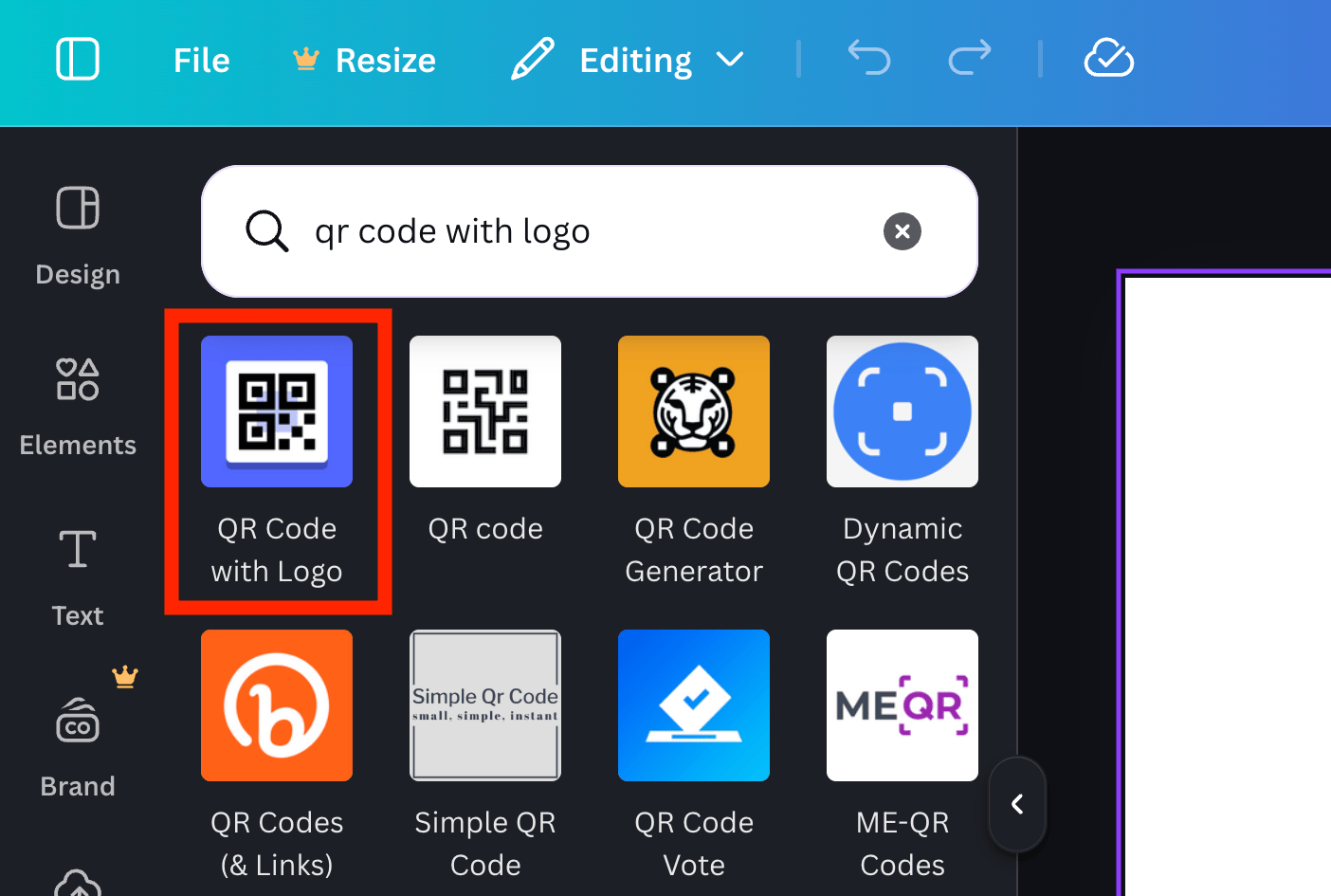 App marketplace in Canva